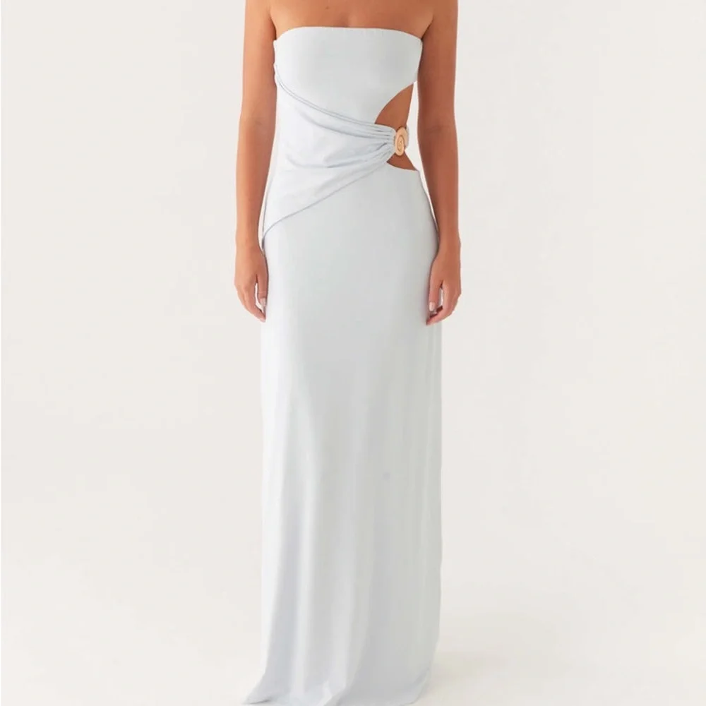 Peppermayo Anetta Maxi Dress Pale Blue - Picture 2 of 4